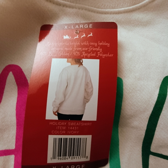 Mama Claus Sweatshirt Size XL - Picture 3 of 4